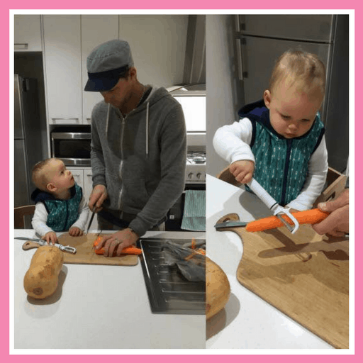 Dad And Son Cooking (1)
